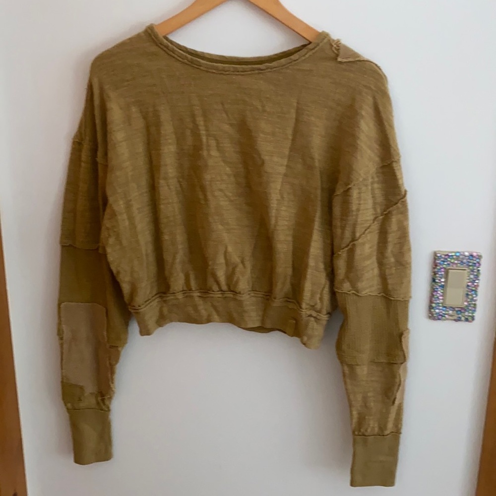 Free people yellow sweater